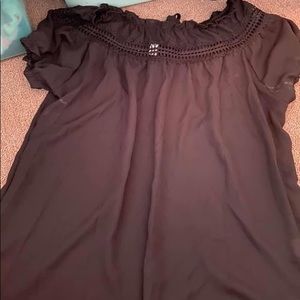 Off the shoulders shirt